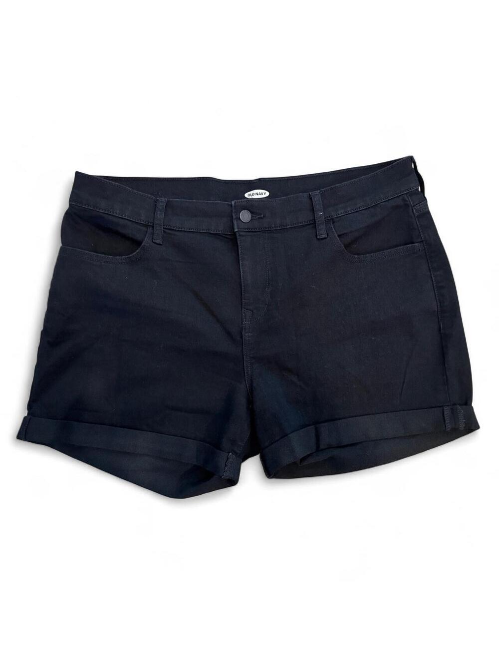 Old Navy Black Denim Shorts